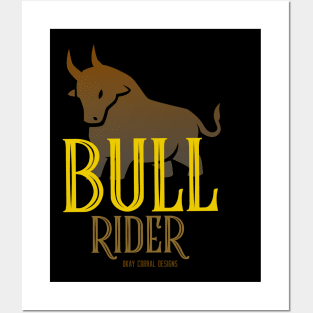 Bull Rider One Posters and Art